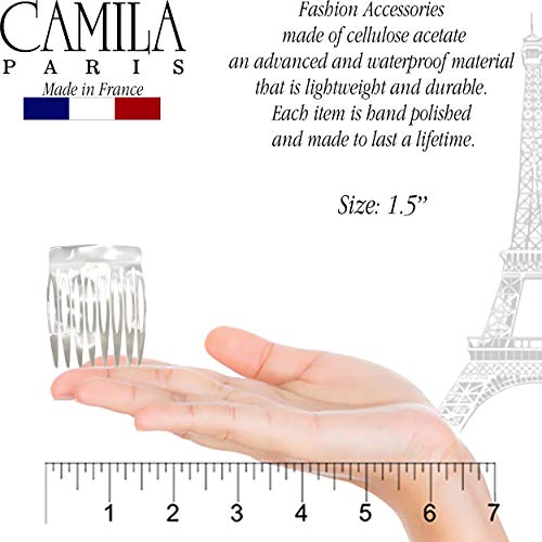 Camila Paris CP3010 French Hair Comb Pearl 2-Pack