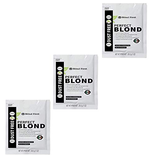 Blonde Toner Hair Lightener Powder for Dark Hair (3 Pack)