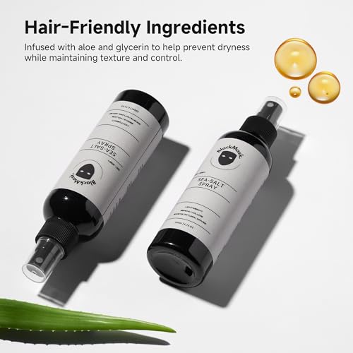 BlackMask Sea Salt Spray for Men – Beach Wave Texture