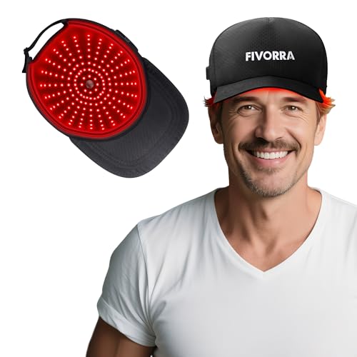 Rechargeable Red Light Hat with 2000mAh Battery - Portable Cordless LED Hat