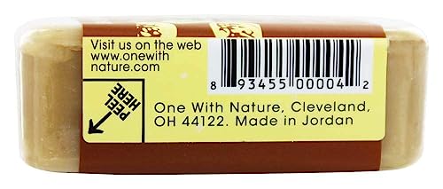 One With Nature Almond Dead Sea Mineral Soap, 7 Ounce Bar