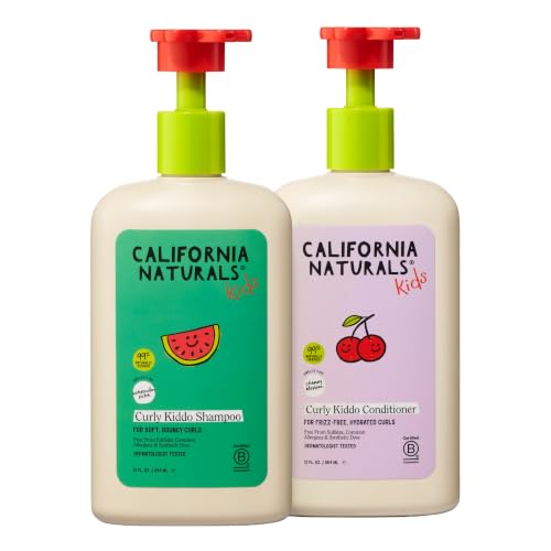 Curly Kiddo Shampoo & Conditioner Set for Kids - 12 oz