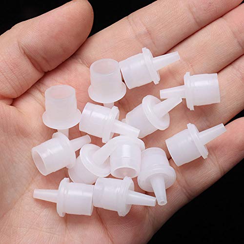 50Pcs Eyelash Glue Bottle Replacement Nozzle Caps