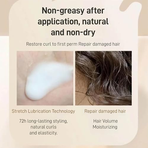 Nichalous Long-Lasting Moroccan Styling Cream for Curly & All Hair Types 300g