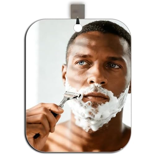 Fogless Shower Mirror for Shaving & Makeup, 7x5 Anti-Fog