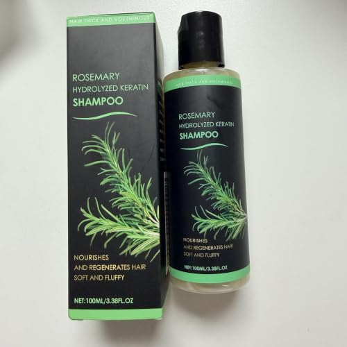 ChLNDalin Rosemary Hair Growth Shampoo 3.38 Fl Oz - Nourishes & Regenerates Hair for Thinning & Hair Loss, Suitable for All Hair Types