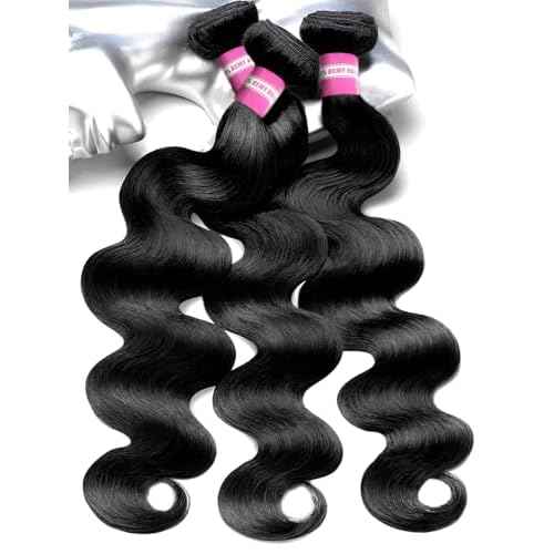 inlovwith Body Wave Bundles Human Hair, 100% Unprocessed Brazilian Virgin Hair, Selected Healthy Human Hair Bundles for Women(3 Bundles, 20 22 24 Inches)