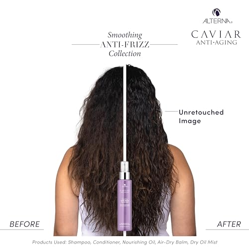 Alterna Caviar Anti-Aging Smoothing Anti-Frizz Dry Oil Mist, 5 Fl Oz (Pack of 1)