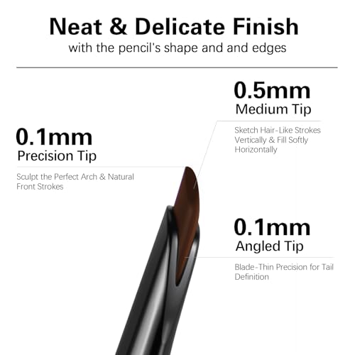 Microblading Eyebrow Pencil - 0.1mm Ultra Fine Tip, Waterproof