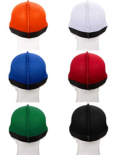 Silky Wave Cap for Men, 6-Pack Elastic Velvet Durags