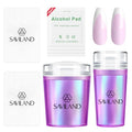 SAVILAND French Tip Nail Stamper Kit 4PCS Silicone Purple Radium Variant