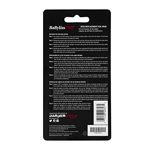 Replacment Foil and Cutter for MetalFX Double Foil Shavers