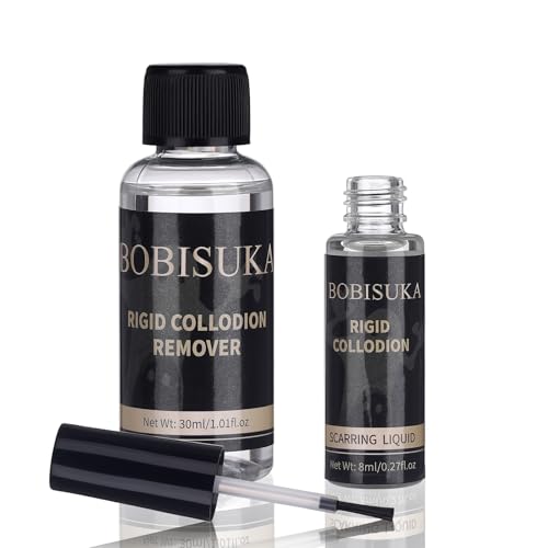 BOBISUKA SFX Scar Makeup Kit with Rigid Collodion & Remover