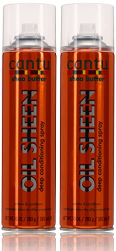 Cantu Shea Butter Oil Sheen Spray 10oz (2 Pack)
