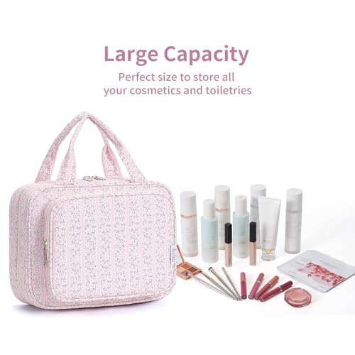Narwey Hanging Toiletry Bag for Women – Travel Makeup Organizer