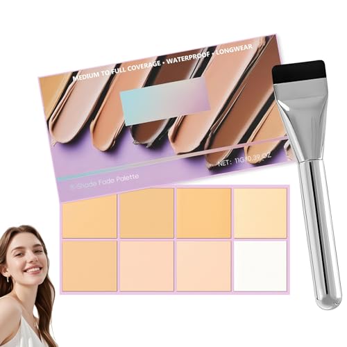 DOUNIU 8-Shade Soft Matte Cream Concealer Palette - Waterproof & Long Lasting