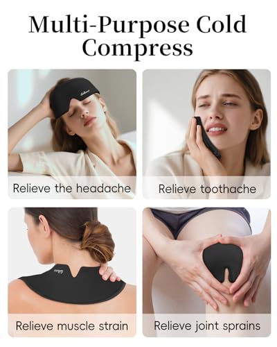 Cooling Gel Eye Mask for Puffy Eyes, Migraines & Headaches