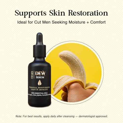 Penile Moisturizer Serum for Dry Skin - Dermatologist Approved - Essential Oils Help Relieve Soreness, Itching 1 Ounce
