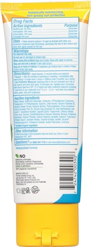 Alba Botanica Sunscreen Lotion, Sport, SPF 50, Fragrance Free, 3 oz (Packaging May Vary)