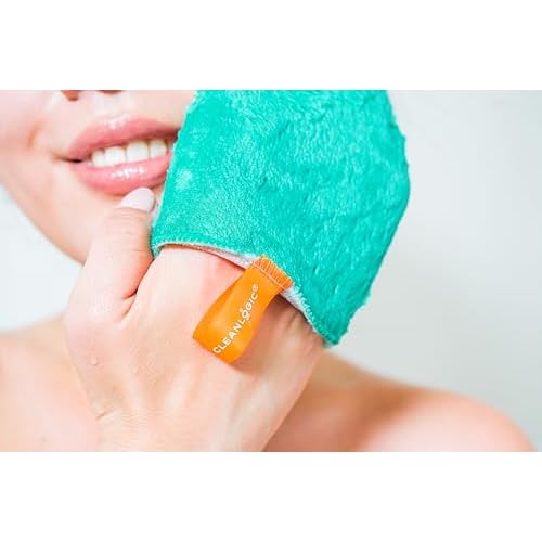 CleanLogic Dual Texture Facial Mitt, 1 Each (Pack Of 6)