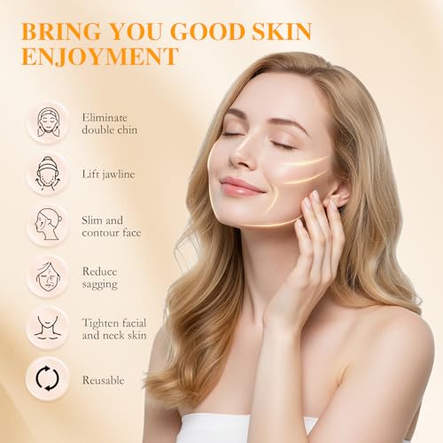 Collagen Face Sculpt Wrap - Reusable Jawline Shaper Chin Strap