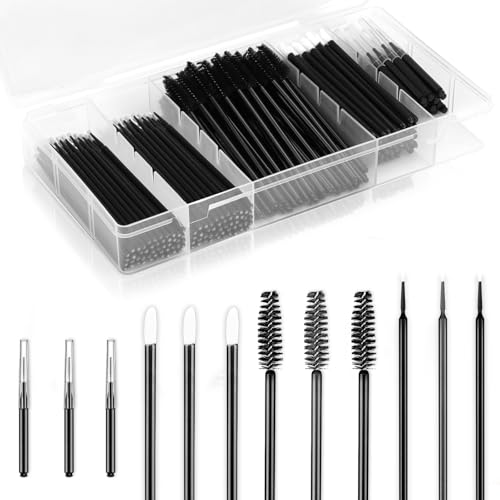 DIY Brow Lamination Kit with Micro Brushes & Spoolies – 230Pcs Professional Eyebrow & Eyelash Tools