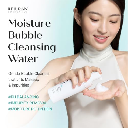 REJURAN Moisture Bubble Cleansing Water – pH-Balanced Foam Cleanser