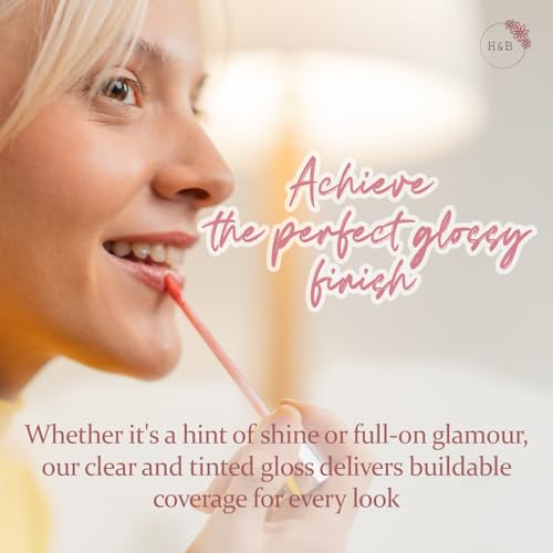 Nicole + Brizee Hydrating Lip Gloss Set - 3 Pack, Non-Sticky Shine