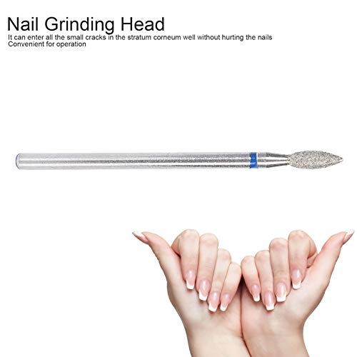 50Pcs Nail Drill Bits Set Professional Nail Polishing Head Manicure Gel Cuticle Remover for Manicure Pedicure Nails Salon Home Use(M-2.7MM)