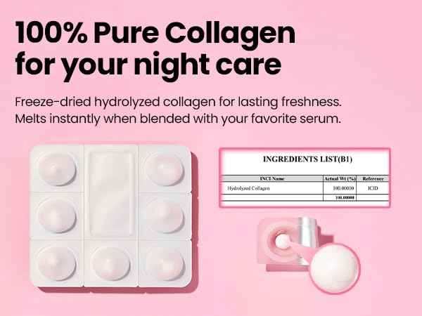 K-SECRET SEOUL 1988 Collagen Boosting Ball – Freeze-Dried 100% Hydrolyzed Collagen | Deep Hydration & Nourishing Care for Fine Lines & Dry Skin | Korean Skincare, 7 Capsules