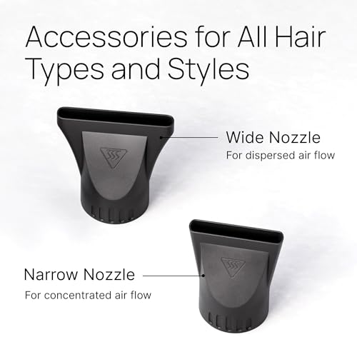 TREZORO 2000W Ionic Hair Dryer with Ceramic Tourmaline Technology