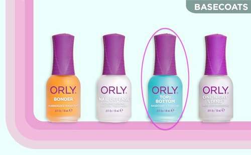 Orly Base Nail Coat, Top 2 Bottom, 0.6 Ounce