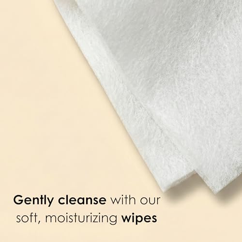 Coconut Makeup Remover Wipes with Vitamins A, C & E - 60 Count