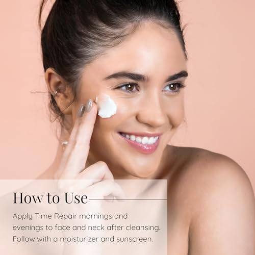 Aloette Time Repair Anti Wrinkle Serum, Age Defying Face Serum, Lightweight Formula, All Skin Types, Cruelty Free, 1 Fl Oz