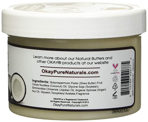 OKAY 100% NATURAL COCONUT BUTTER SMOOTH 7oz/198gr