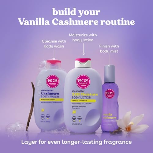 eos Vanilla Cashmere Body Mist - 6 oz Hydrating Spray
