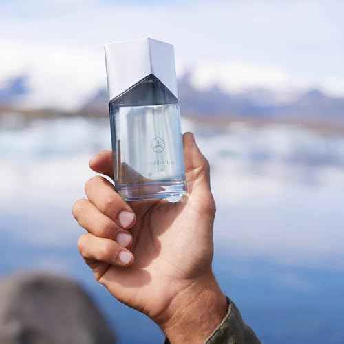 Mercedes Benz Air Eau de Parfum - Long Lasting Cologne for Men - Tonka Bean, Lavender, Patchouli Cologne - Travel Size Perfume for Men - 3.4 oz EDP