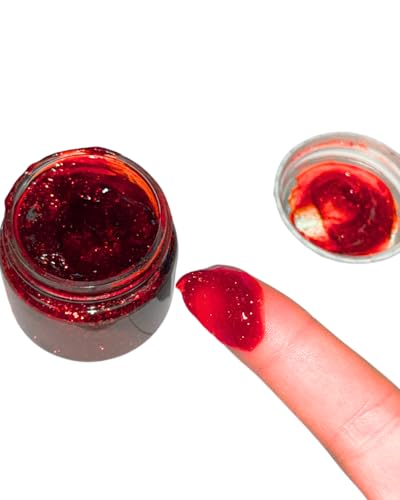 Sparkling Red Glitter Fake Blood Makeup - 1 oz
