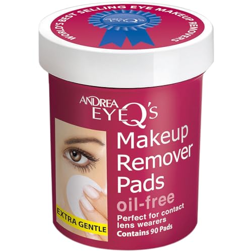 Andrea Eye Q Oil-Free Eye Makeup Remover Pads, 65 Count