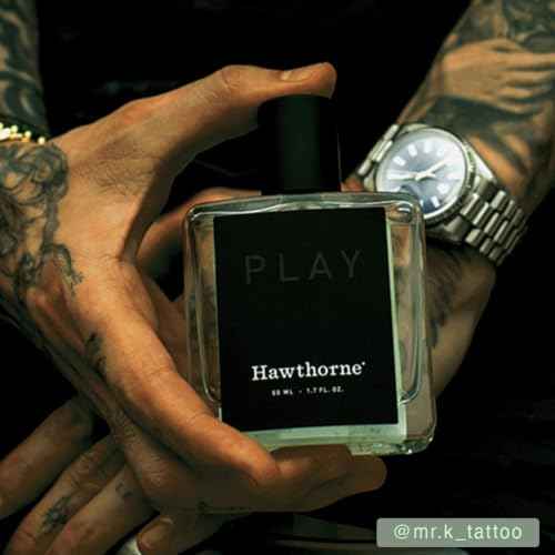 Hawthorne Leather Cologne. A Warm, Woody, and Edgy Leather Scent With Sandalwood and Patchouli Notes. 1.7 Fl Oz.