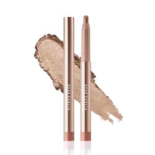 DEARDAHLIA Perfect Designing Shadow Stick (Bronze Gold) - Weightless Eyeshadow Stick with Smooth & Blendable Texture, High Pigment, Long-Lasting. Vegan Korean Eye Makeup