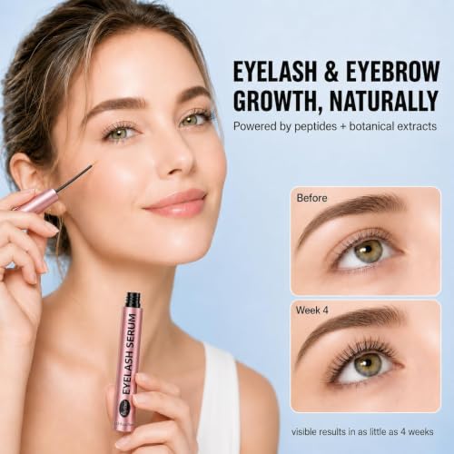 Lash Growth Serum for Longer Thicker Lashes & Brows