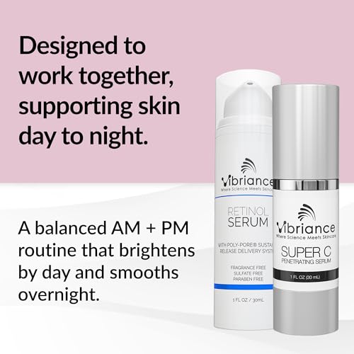 Vibriance Dynamic Duo Skincare Set - Vitamin C & Retinol Serum