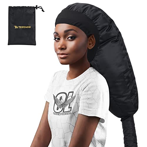 Extra Large Hooded Hair Dryer Bonnet with Adjustable Soft Cap for Fast Styling & Deep Conditioning