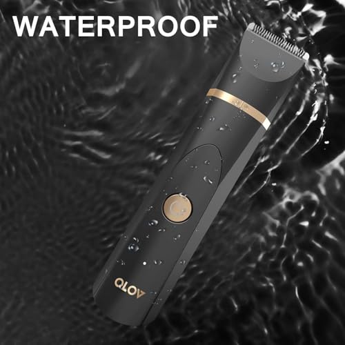 OLOV Electric Body Hair Trimmer - Waterproof Wet/Dry Shaver