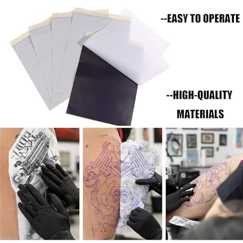 Tattoo Transfer Paper 50-Sheet Pack 4-Layer A4 Reusable