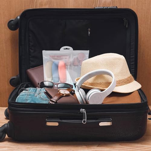 12-Piece Travel Toiletry Bottles Set - Refillable 60ml Containers