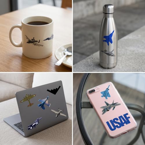 96 Military Airplane Temporary Tattoos for Kids