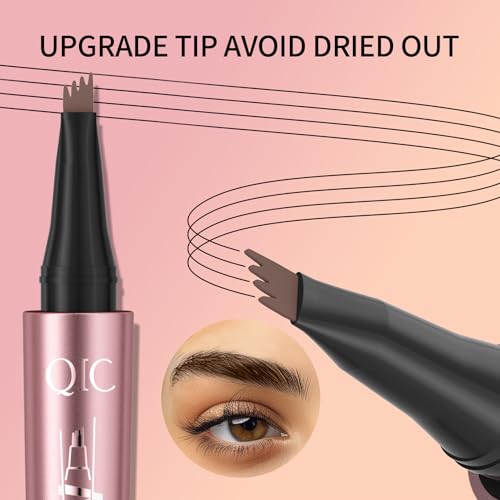 Waterproof Microblade Eyebrow Pen - 4 Tip for Natural Brows