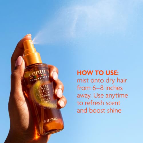 Cantu Vanilla & Honey Hair Mist & Deodorizer 3.38 fl oz